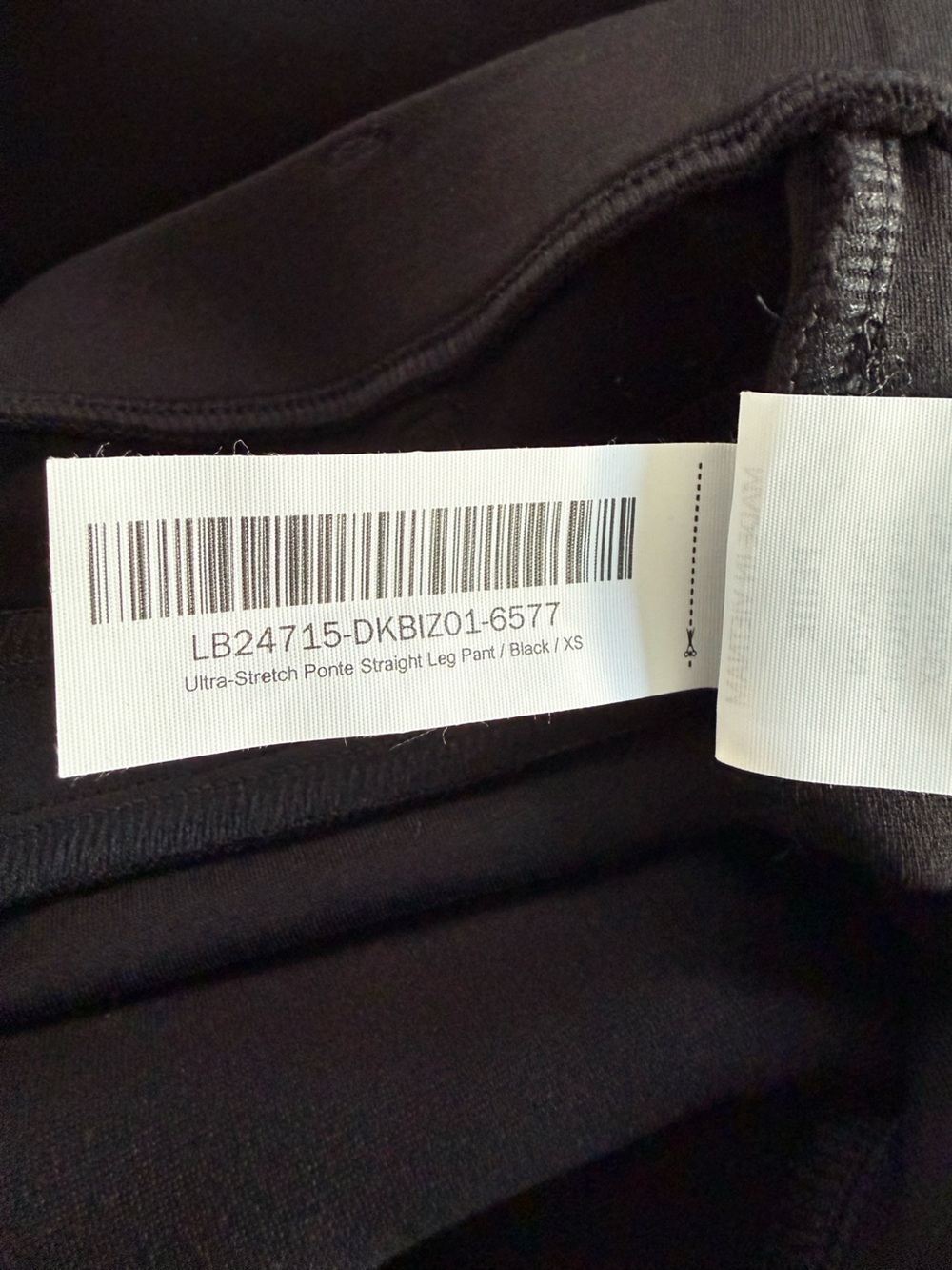 Quince Ultra Stretch Ponte Straight Leg Pants Size XS Petite - Picture 10 of 11